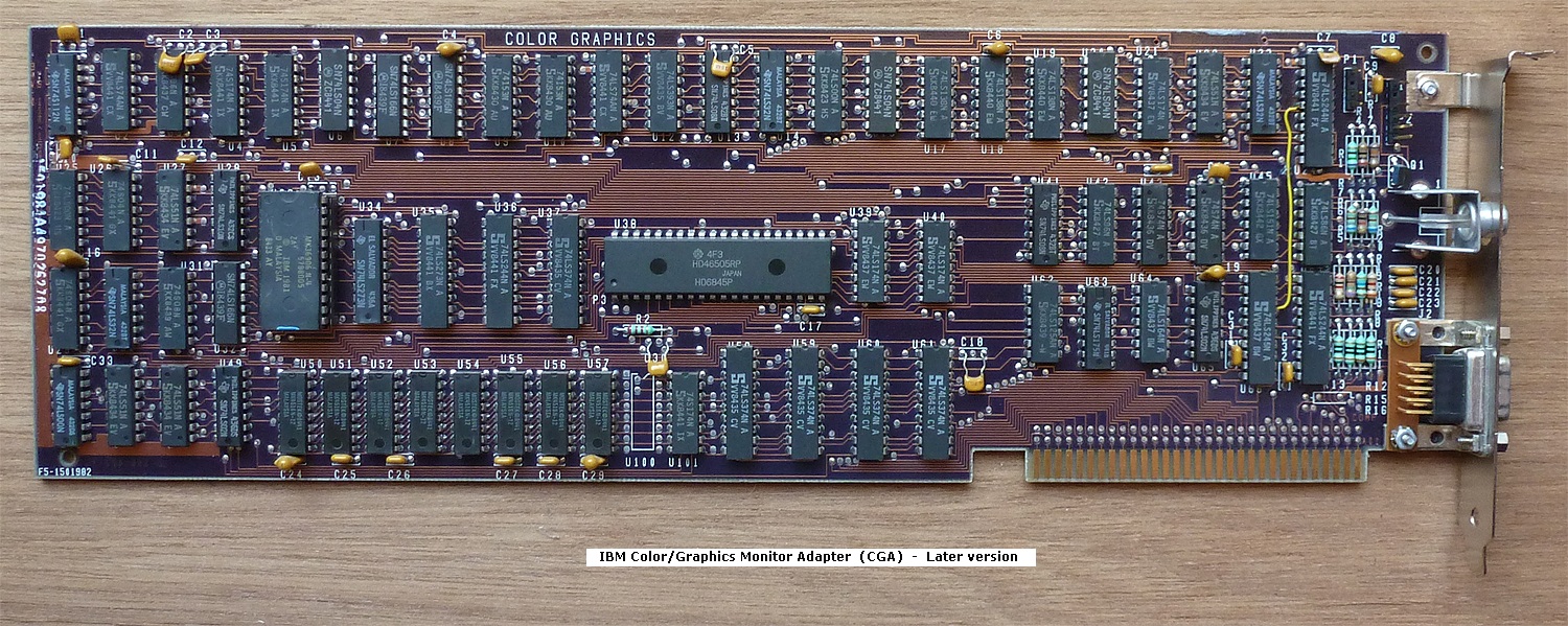 The IBM Color/Graphics Monitor Adapter