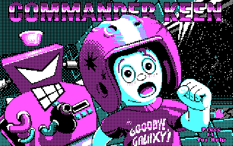 Commander Keen Title in CGA